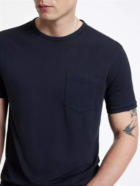 John Varvatos BOND Burnout Crew - Navy