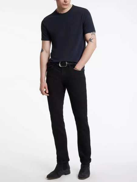 John Varvatos BOND Burnout Crew - Navy
