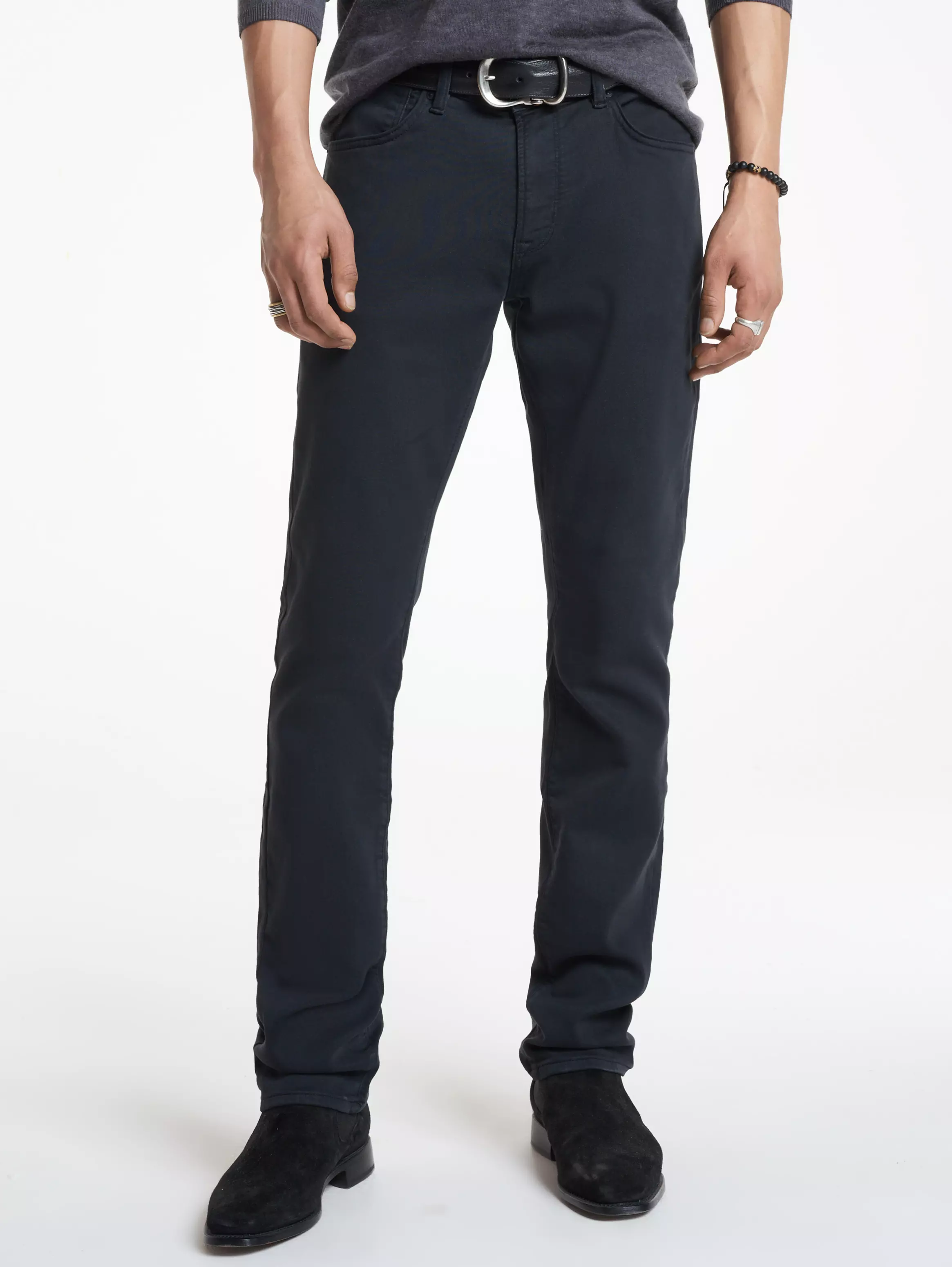 John Varvatos Bowery Stretch Jean - Black