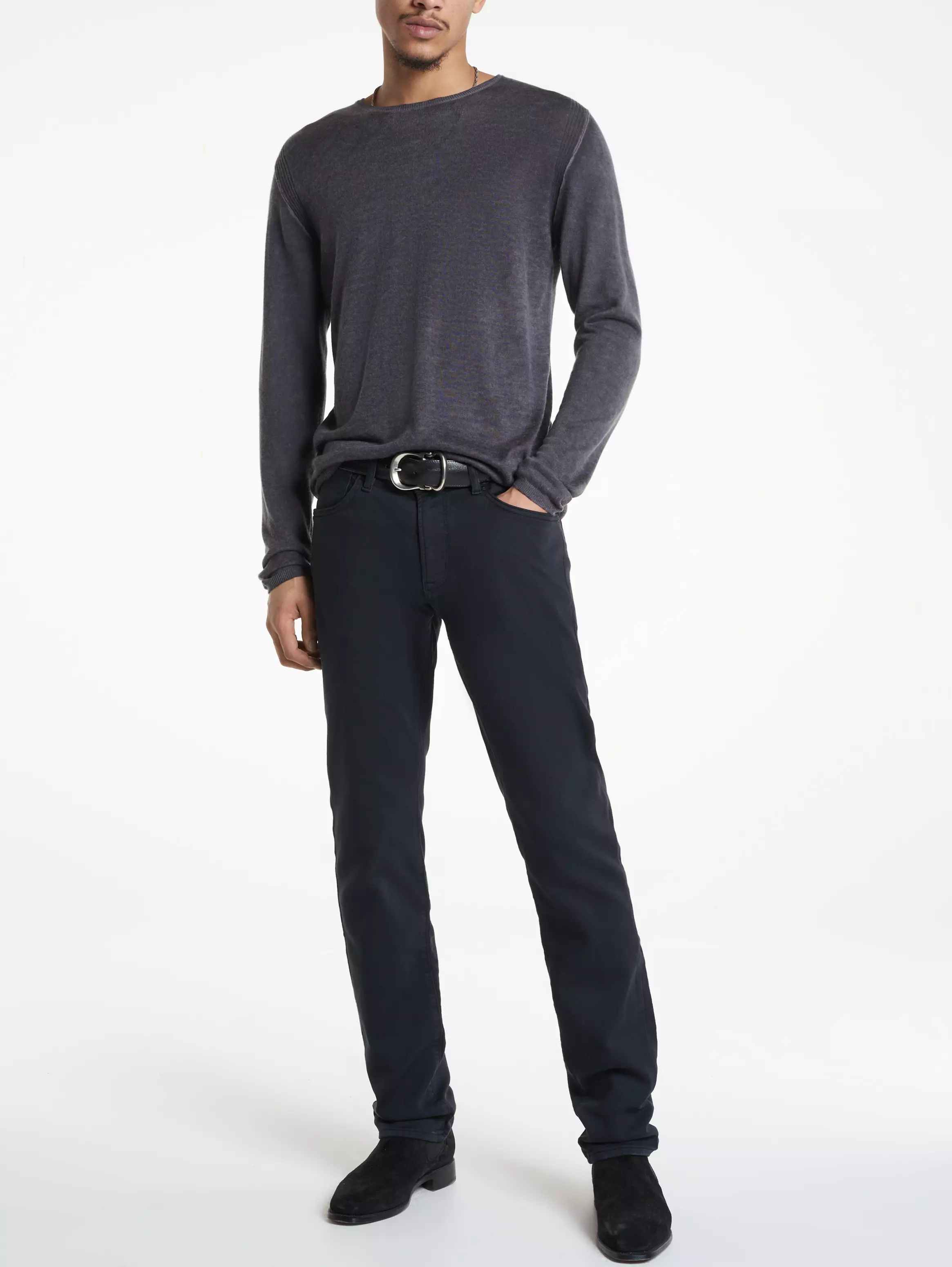 John Varvatos Bowery Stretch Jean - Black