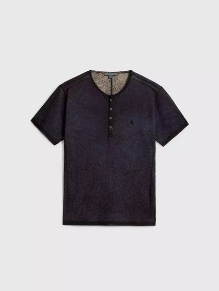 John Varvatos ARELIS Henley - Blue Smoke