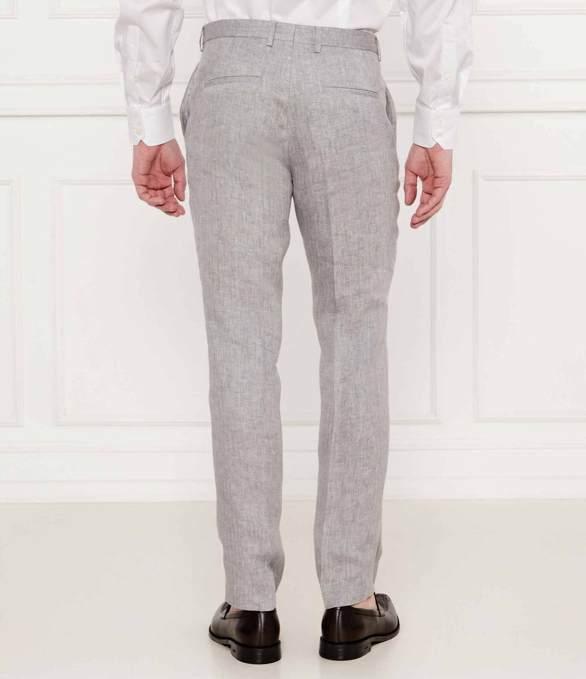 Sand 6809 M Craig Linen Pant - Natural Creme