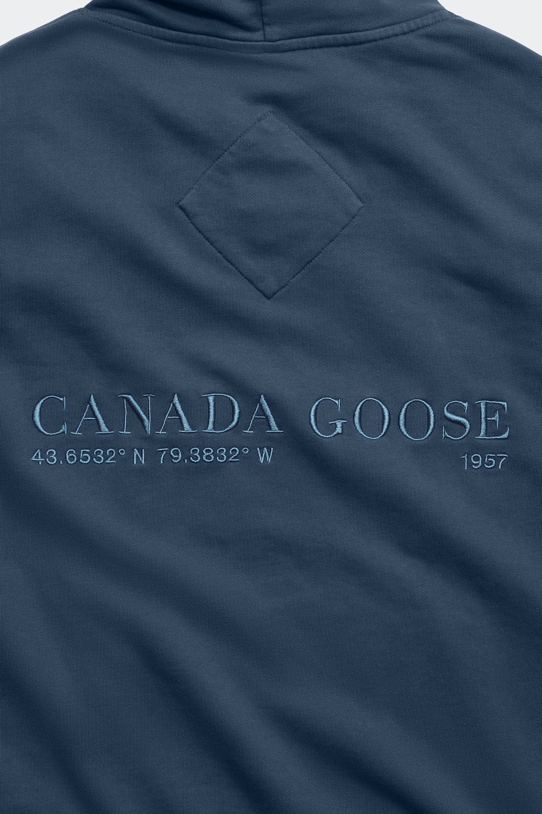 Canada Goose Men's Huron Hoody Embroidered - Guard Blue