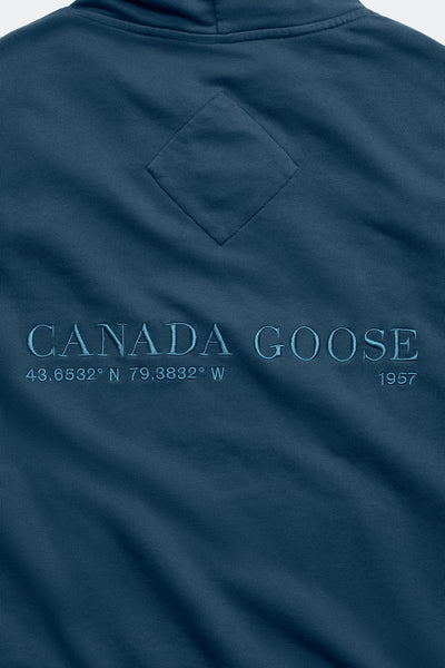 Canada Goose Men's Huron Hoody Embroidered - Guard Blue
