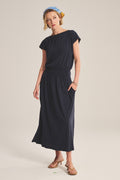 Velvet Shiloh Cotton Slub Skirt in Crater