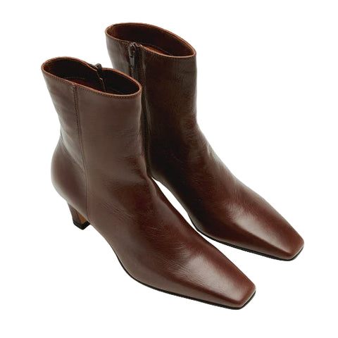 Sister Soeur Lara Leather Boot in Brown