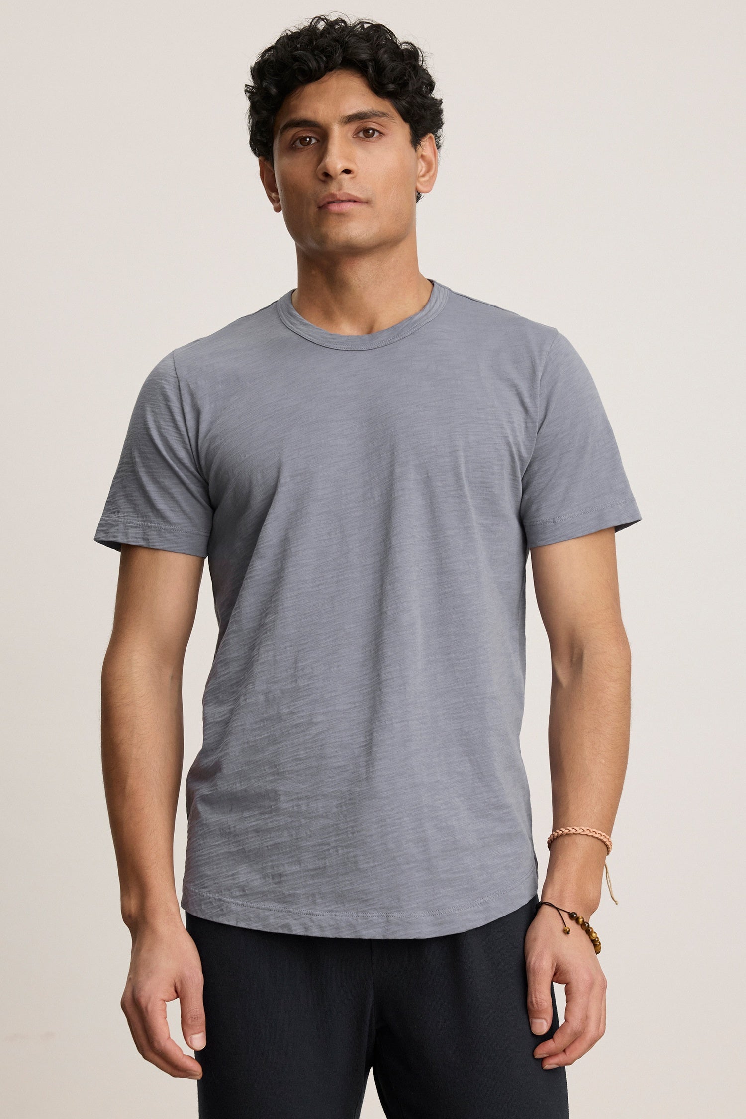 Velvet Men's Amaro DS Classics Slub Crew Tee - Gloom