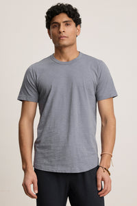 Velvet Men's Amaro Slub Classics Crew Tee - Gloom