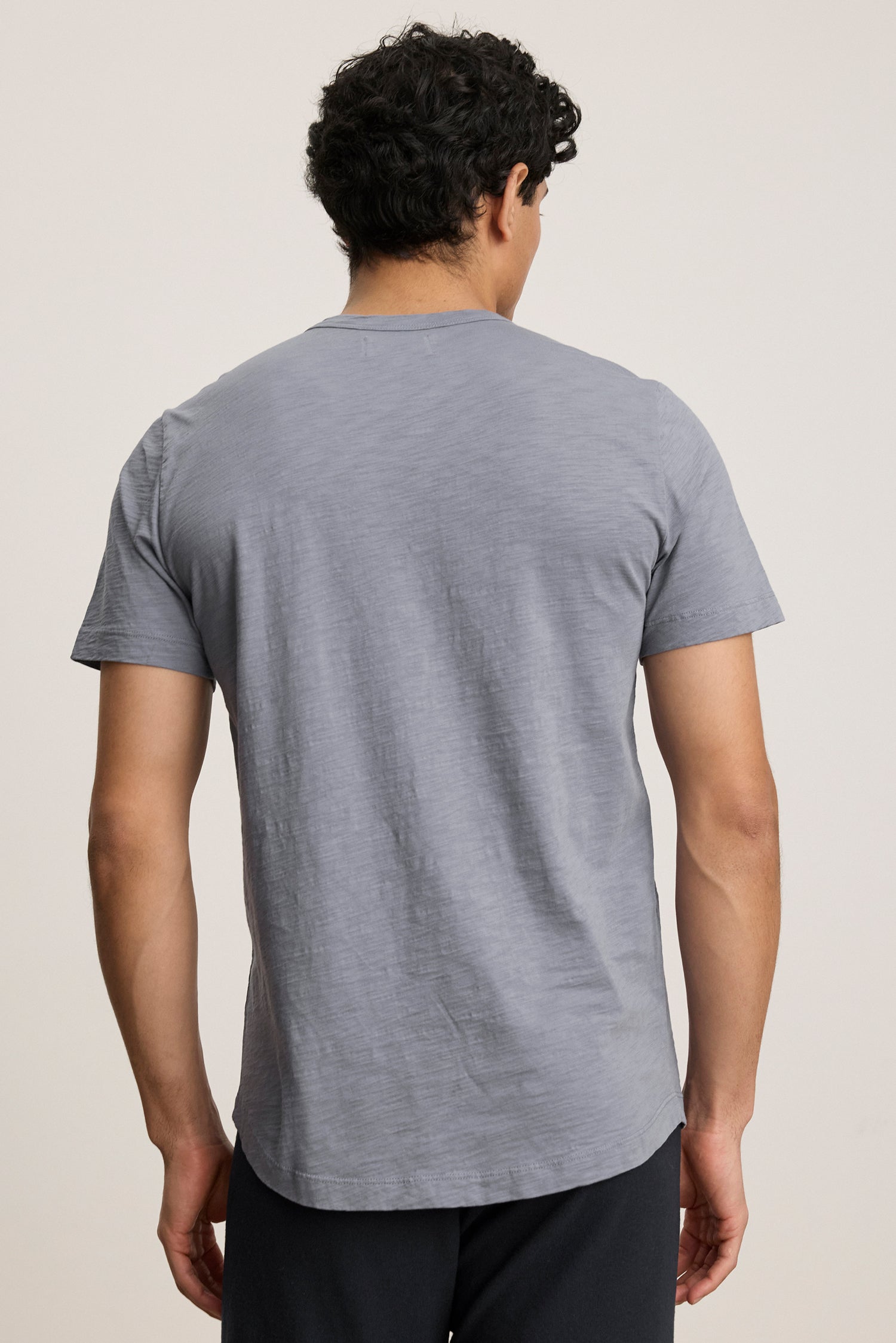 Velvet Men's Amaro DS Classics Slub Crew Tee - Gloom