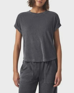 Splendid Taryn Terry Short Sleeve Tee in Ink