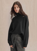 Splendid Winslow Long Sleeve Mockneck in Black