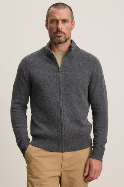 Velvet Men's Dallen02 Full Zip Sweater - Storm