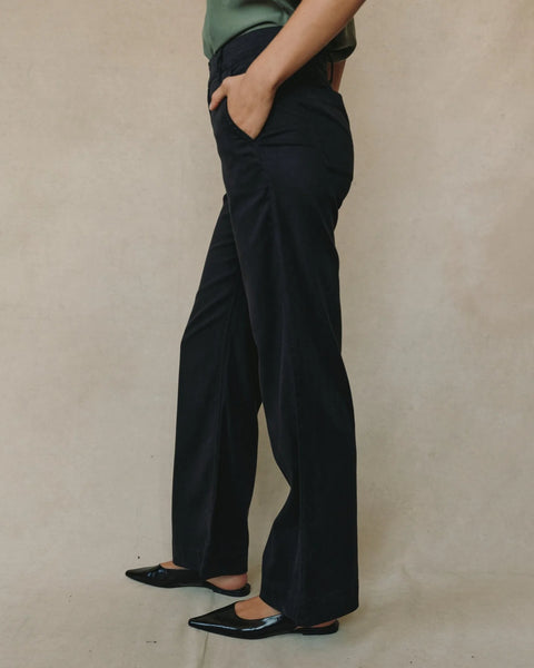 Bella Dahl Sydney Wide Leg Pant - Vintage Black