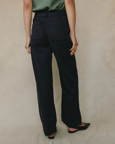 Bella Dahl Sydney Wide Leg Pant - Vintage Black