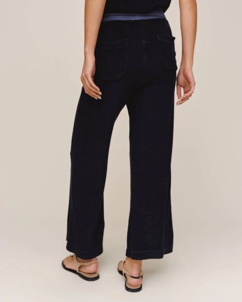 Bella Dahl Crop Wide Leg Pant in Nautical Night