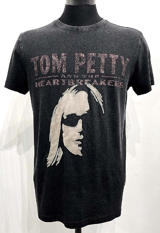 John Varvatos TOM PETTY Applique Tee - Black