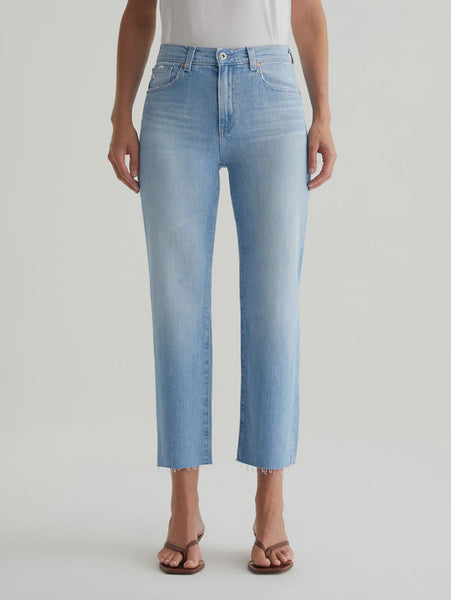 AG Brinley Mid-Rise Straight Crop Jean in Dana Point