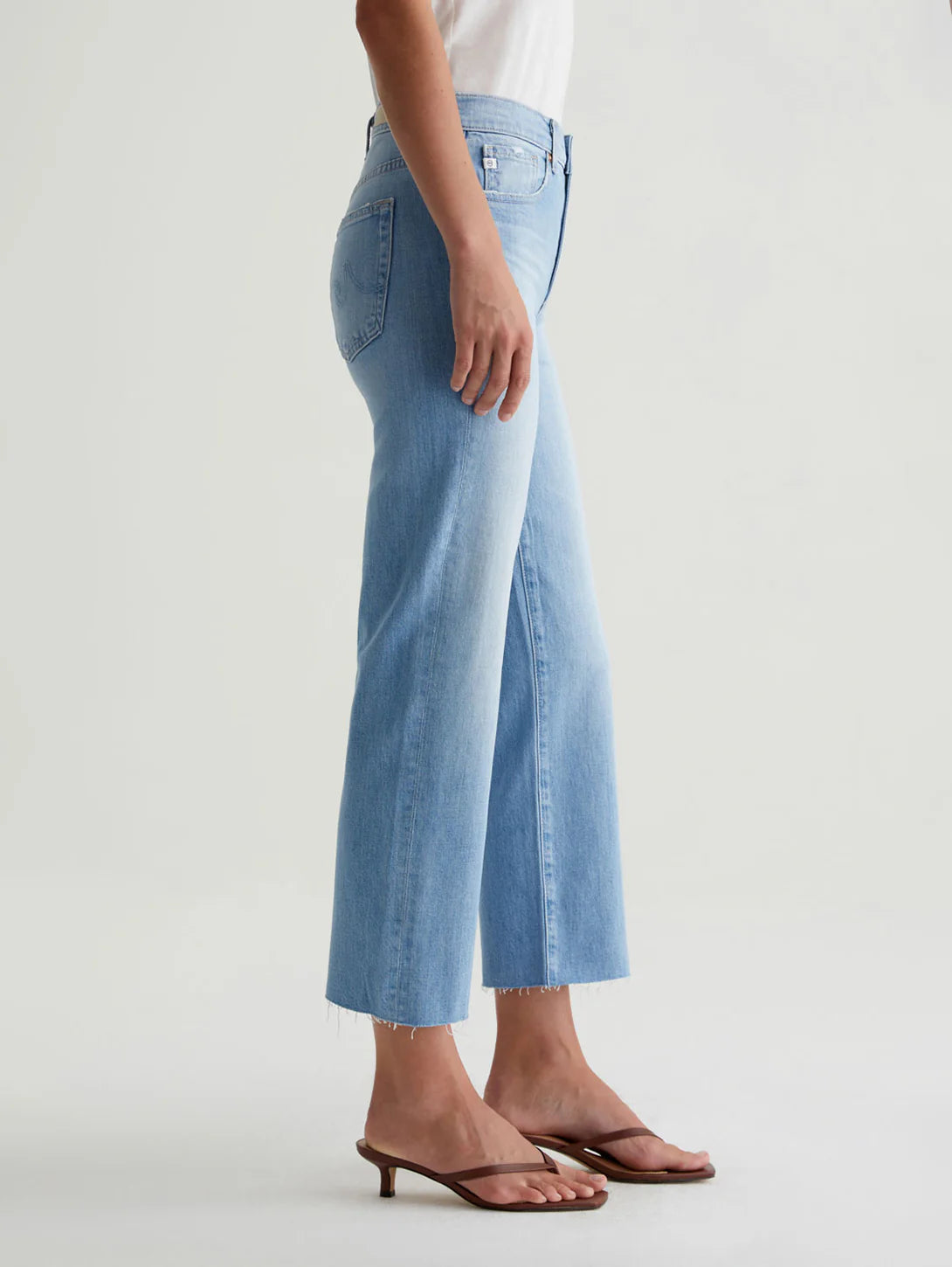 AG Brinley Mid-Rise Straight Crop Jean in Dana Point
