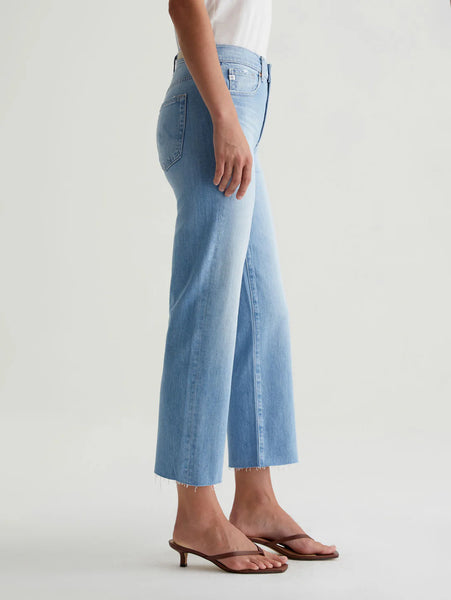 AG Brinley Mid-Rise Straight Crop Jean in Dana Point