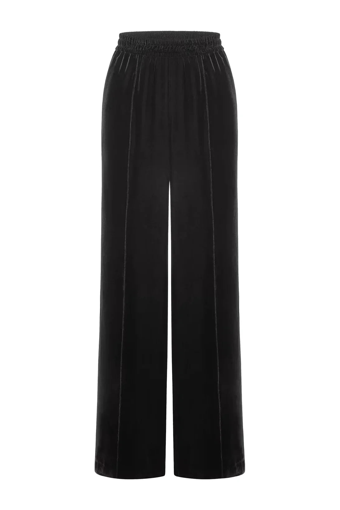 FRAME The Velvet Plaza Pant in Black
