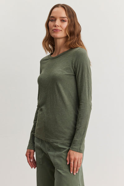 Velvet Lizzie03 Cotton Originals Long Sleeve in Marsh