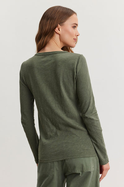 Velvet Lizzie03 Cotton Originals Long Sleeve in Marsh