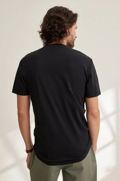 Velvet Men's Fulton Classic Whisper Henley - Black