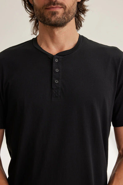 Velvet Men's Fulton Classic Whisper Henley - Black