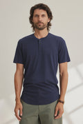 Velvet Men's Fulton Classic Whisper Henley - Shadow