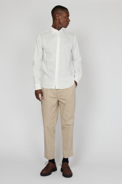 Matinique MA Marc Linen Shirt - White