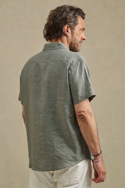 Velvet Men's Linen SS Shirt - Amazon