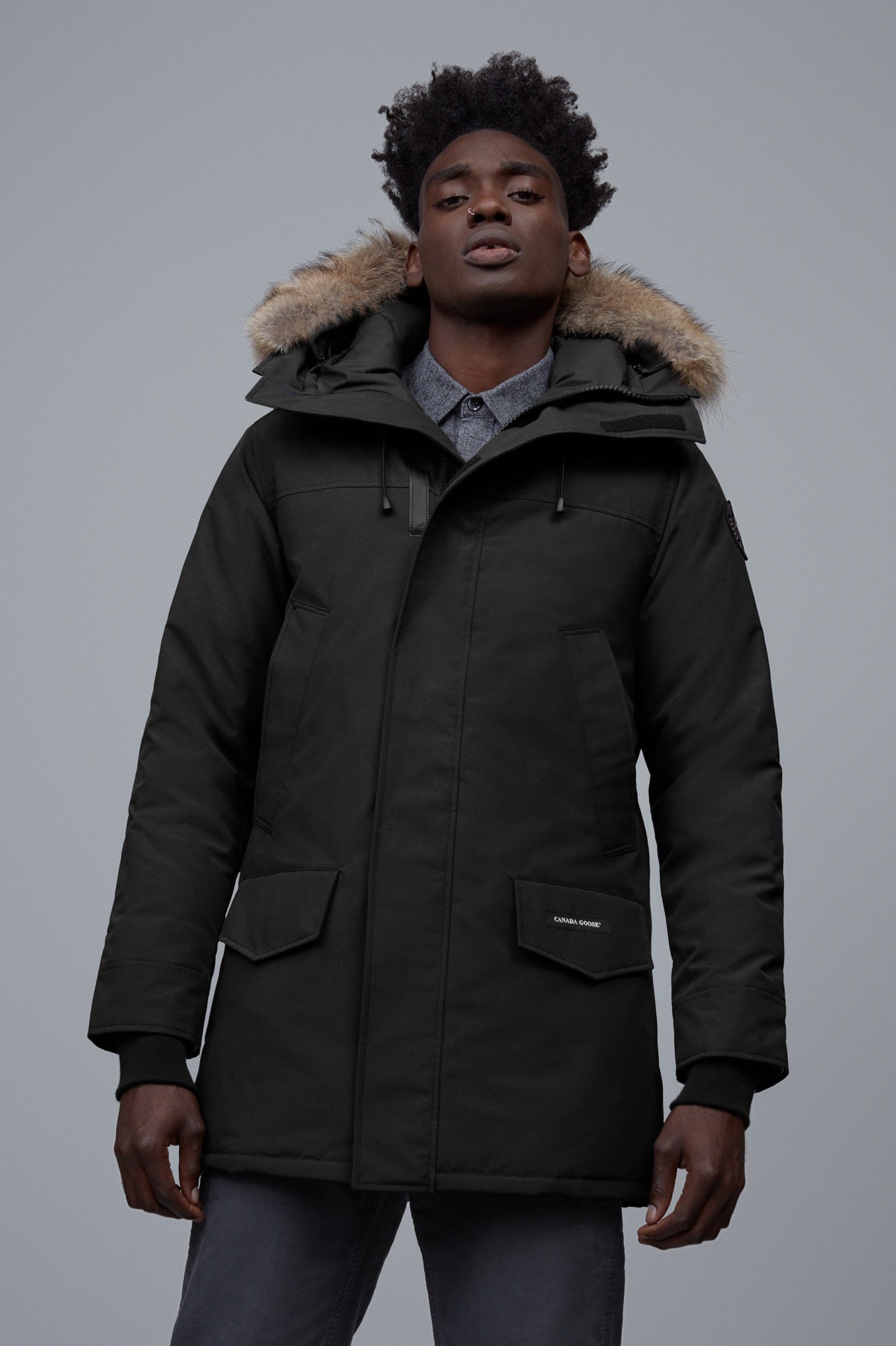 Canada Goose Men's Langford Parka Black Label Heritage - Black