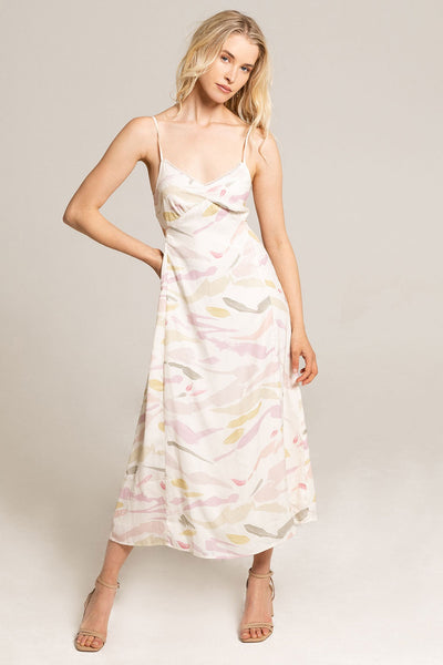 Saltwater Luxe Deniz Midi Dress in Vanilla