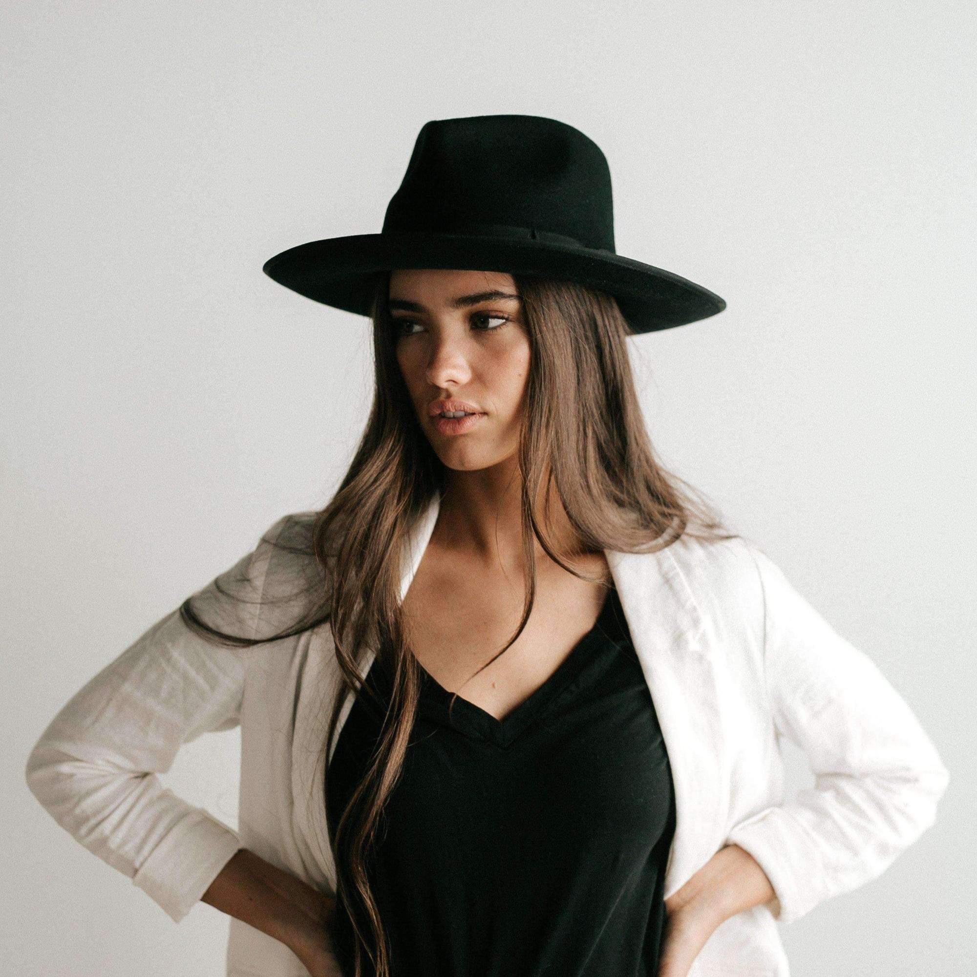 Gigi Pip Monroe Rancher hat in Black