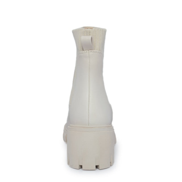 Steve Madden Hayle Patform Chelsea boot in Bone