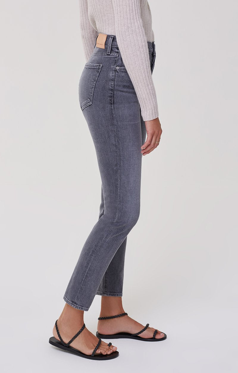 Citizens of Humanity Olivia High Slim Ankle Jean in Silvermist