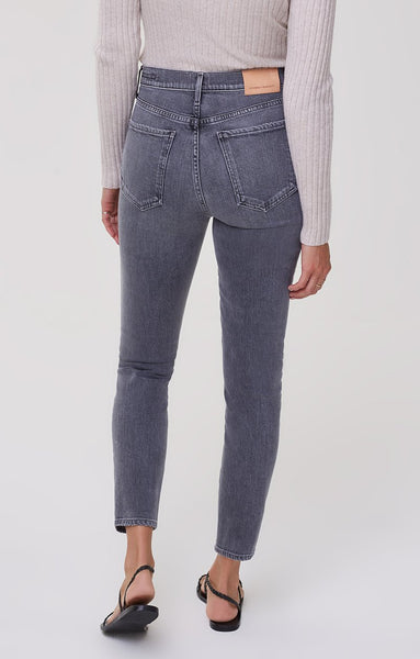 Citizens of Humanity Olivia High Slim Ankle Jean in Silvermist