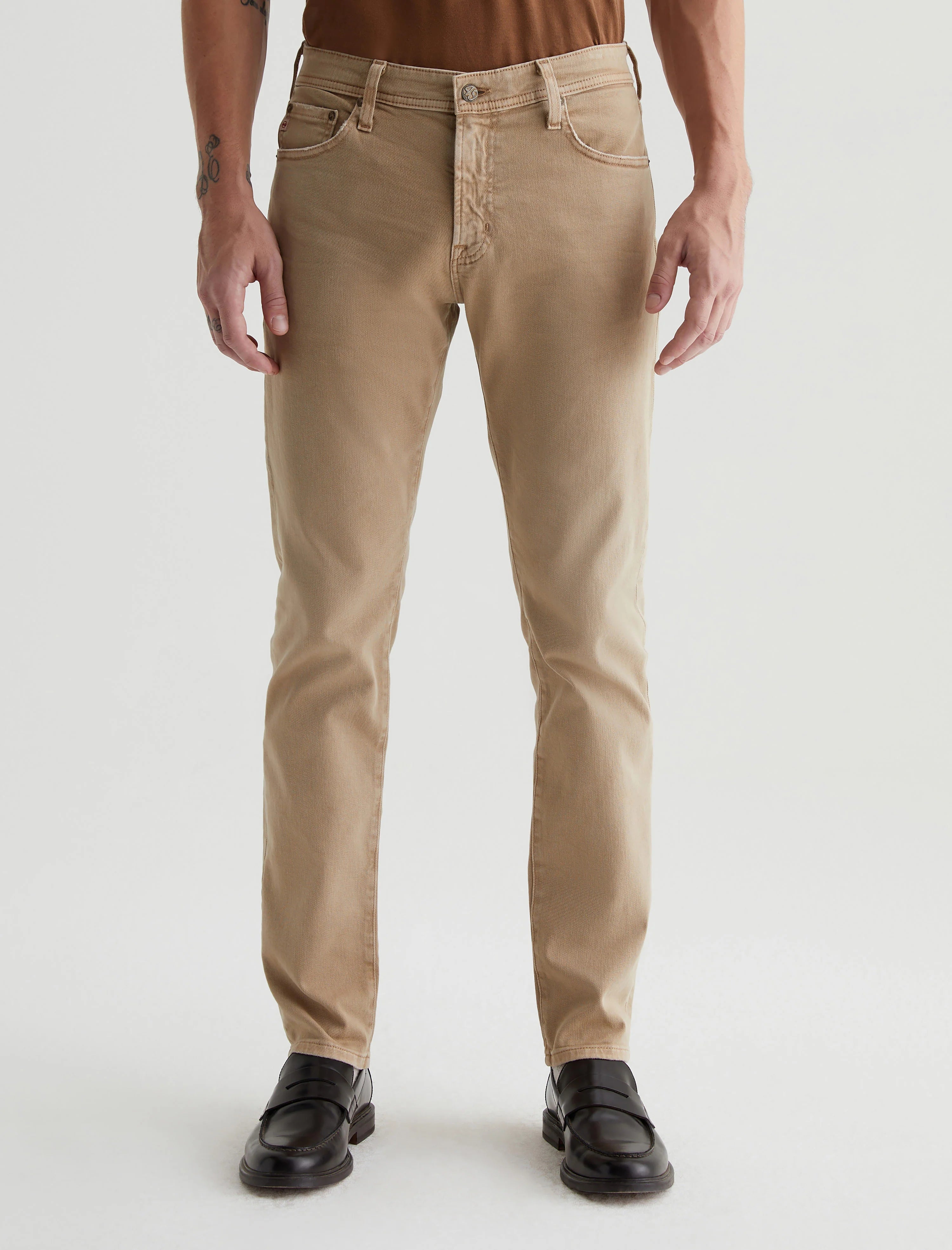 AG Men's Tellis Slim Fit Jeans - 7 Years Sulfur Light Truffle