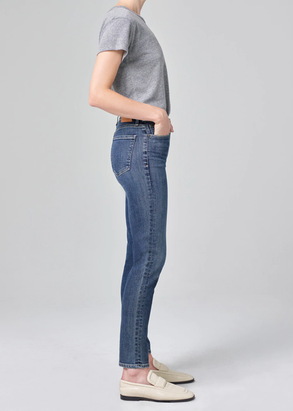 Citizens of Humanity Olivia Hi Slim Ankle Jean in Ocean Front
