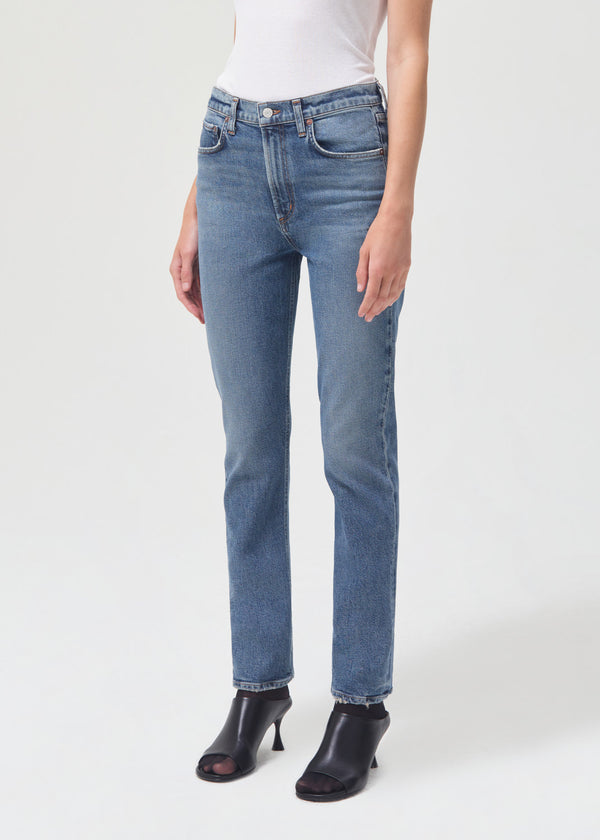 パンツ AGOLDE Merrell Mid Rise Spellbound Denim Pants Mid Indigo A9 AGOLDE Merrel Mid Rise Straight in Spellbound – manhattan
