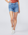 Paige Sarah Long Line Short in Wannabe Distressed