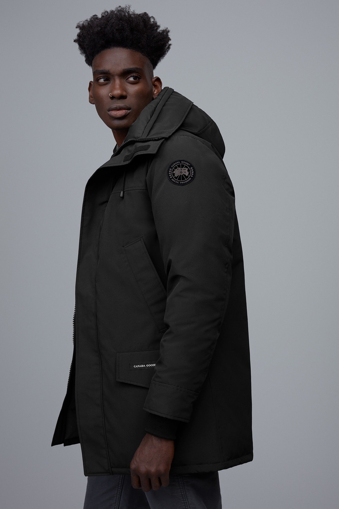 Canada Goose Men's Langford Parka Black Label Heritage - Black