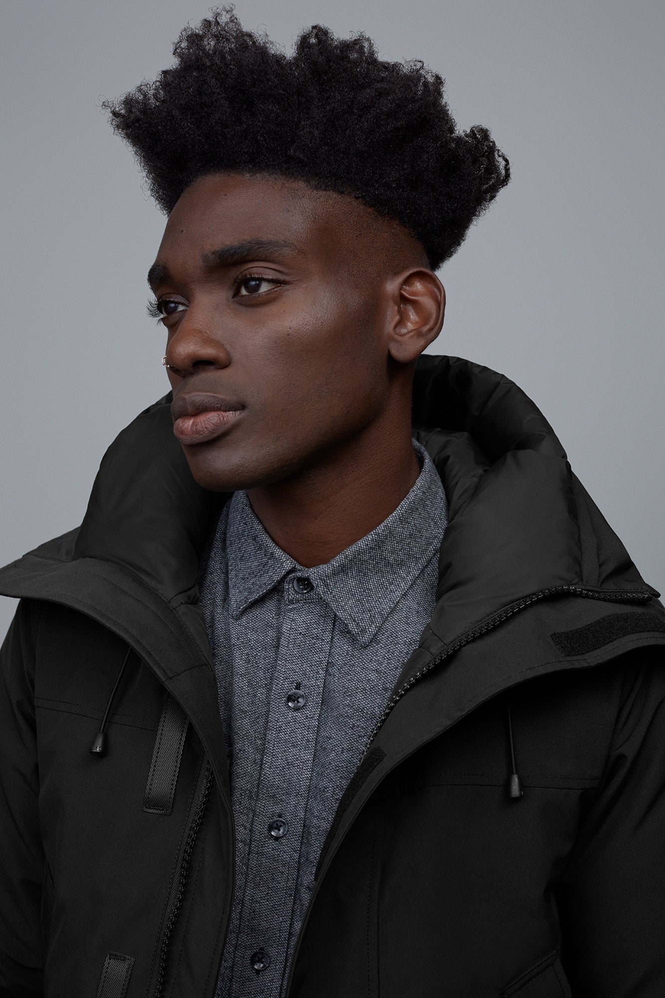 Canada Goose Men's Langford Parka Black Label Heritage - Black
