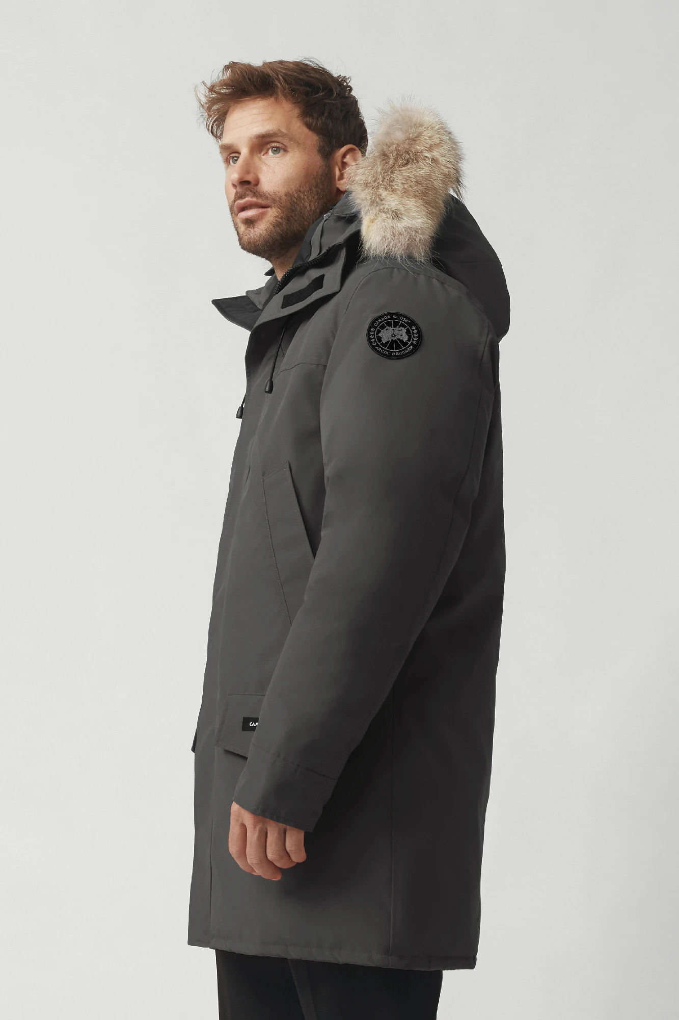 Canada Goose Men s Langford Parka Black Label Heritage Carbon manhattan casuals