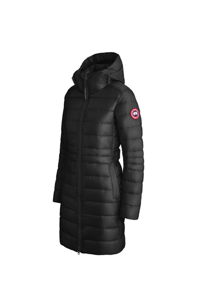 Canada Goose Women's Cypress  Hooded Jacket Black Label - Black
