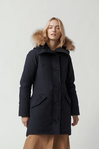 Canada Goose Women's Rossclair Parka Black Label - Navy