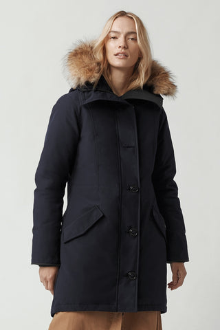 Canada Goose Women's Rossclair Parka Black Label - Navy