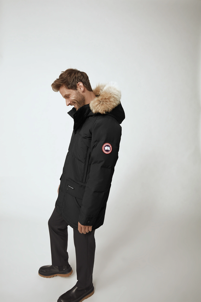 Canada goose emory parka black discount