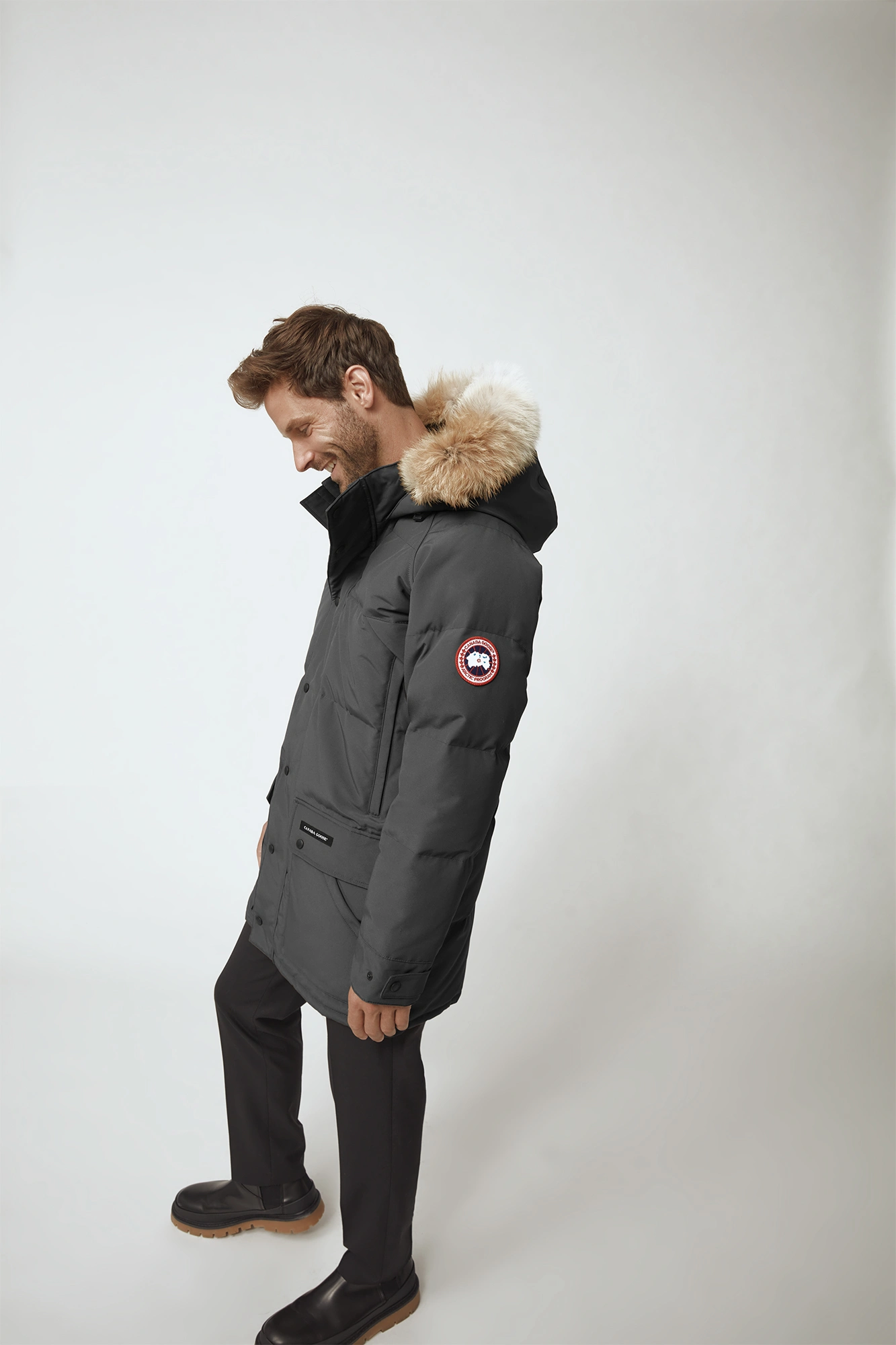 Canada Goose Men s Emory Parka Graphite manhattan casuals