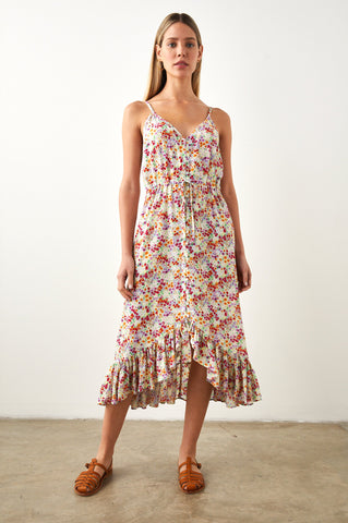 Rails Frida Spaghetti Strap Rayon Dress in Fleur